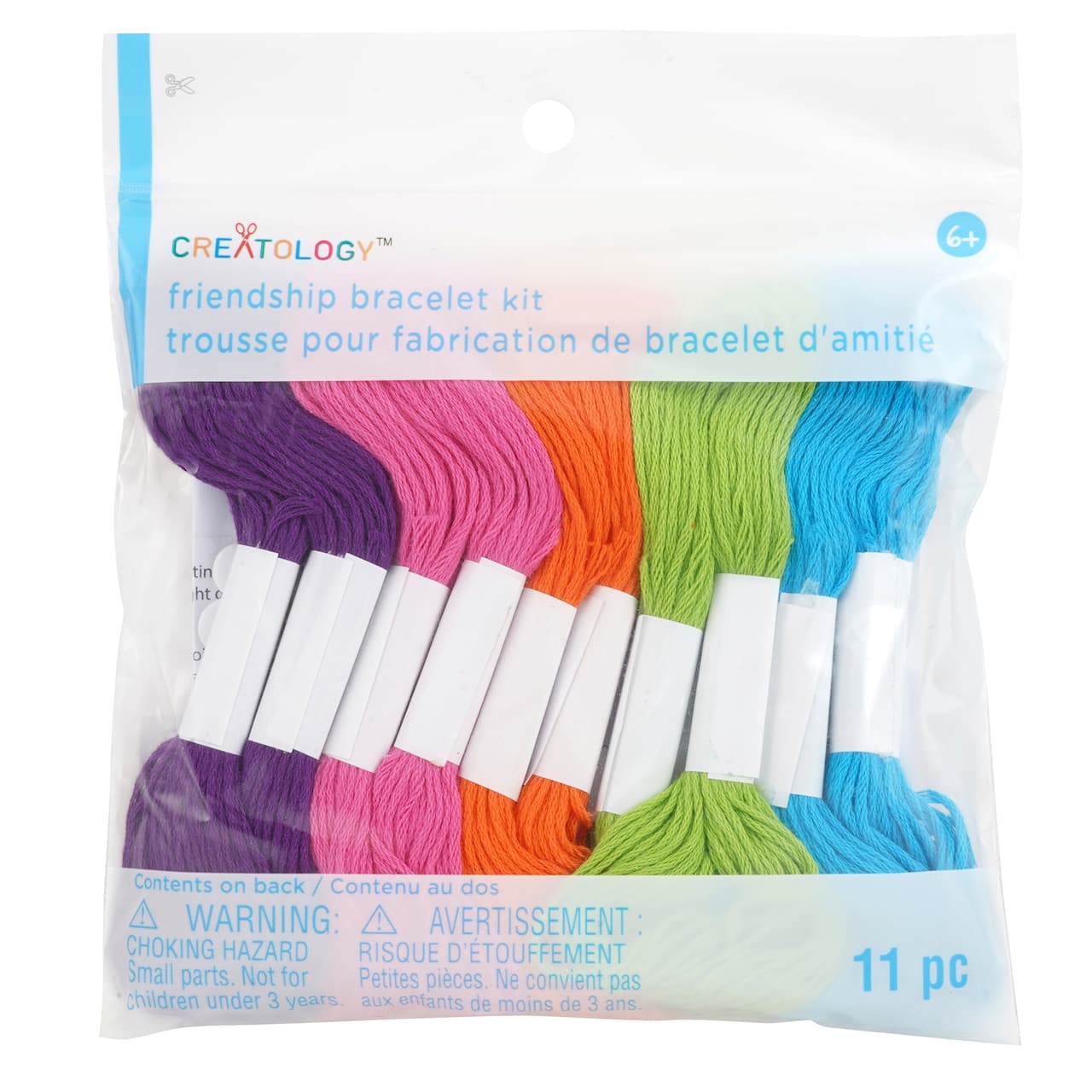 12 Pack: Bright Floss Friendship Bracelet Kit by Creatology™